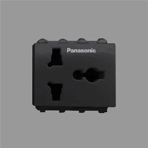 Ổ cắm đa năng có màn che Panasonic WEI1171H-VN (màu xám)